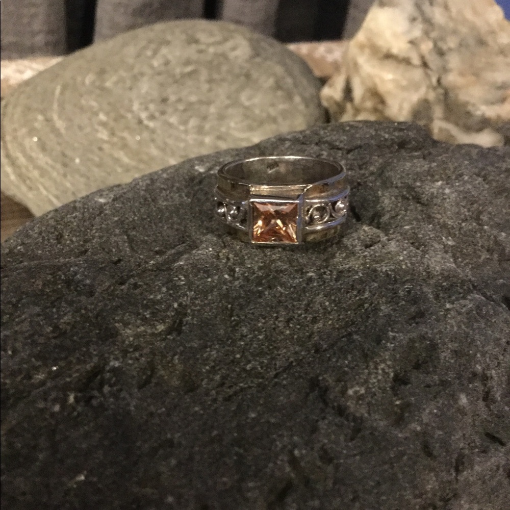 Morganite Sterling Ring - image 4